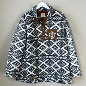 Marleylilly black and white fleece